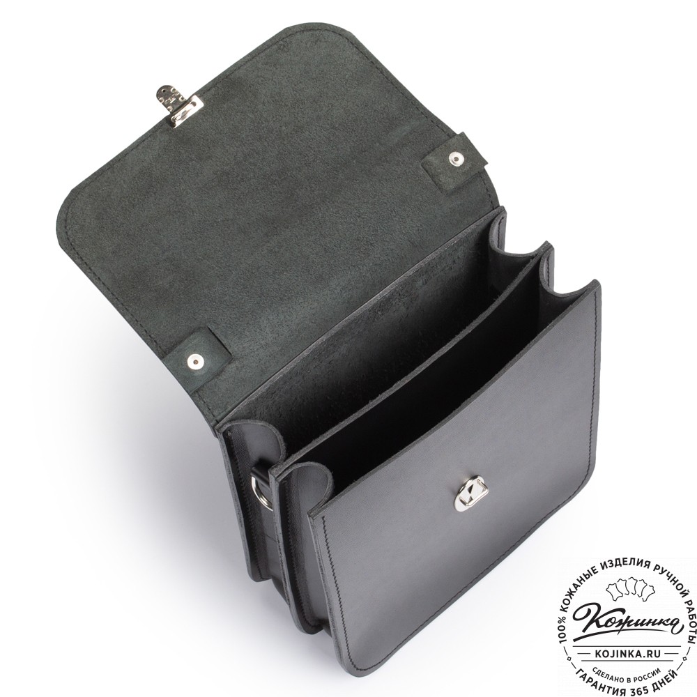 Кожаный планшет "Бронкс" (чёрный) 